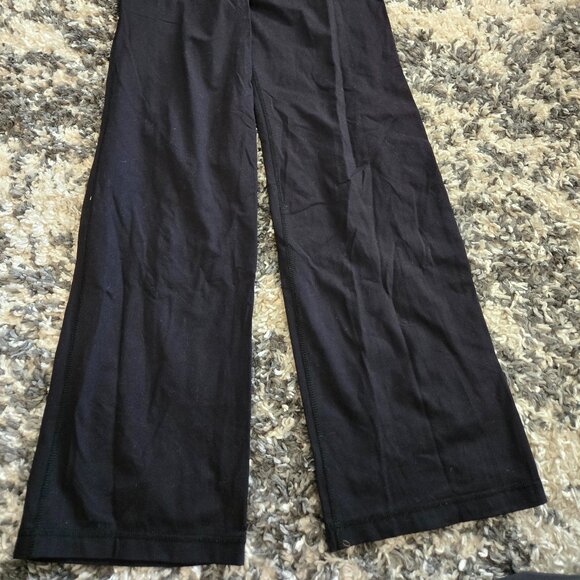 tuff athletics Black Wide Leg Bootcut Yoga Pants / Leggings - S/P - Picture 2 of 3